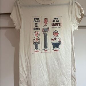 Levi's Cream Slim Fit Tee